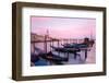 Grand Canal of Venice at sunset,Veneto,Venice district,Italy-ClickAlps-Framed Photographic Print