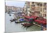 Grand Canal Restaurants and Gondolas. Venice. Italy-Tom Norring-Mounted Photographic Print