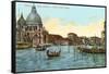 Grand Canal, Salute Church, Venice, Italy-null-Framed Stretched Canvas