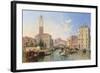 Grand Canal: San Geremia and the Entrance to the Canneregio-Edward William Cooke-Framed Giclee Print