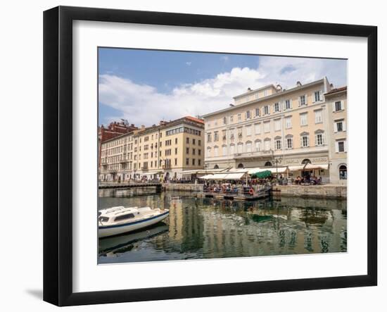 Grand Canal, Trieste, Friuli Venezia Giulia, Italy, Europe-Jean Brooks-Framed Photographic Print