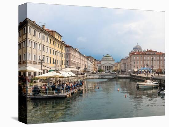 Grand Canal, Trieste, Friuli Venezia Giulia, Italy, Europe-Jean Brooks-Stretched Canvas