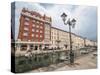 Grand Canal, Trieste, Friuli Venezia Giulia, Italy, Europe-Jean Brooks-Stretched Canvas