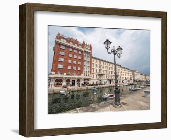 Grand Canal, Trieste, Friuli Venezia Giulia, Italy, Europe-Jean Brooks-Framed Photographic Print