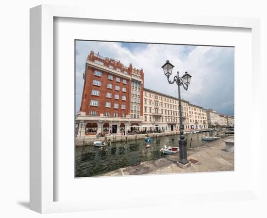 Grand Canal, Trieste, Friuli Venezia Giulia, Italy, Europe-Jean Brooks-Framed Photographic Print