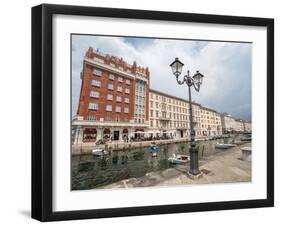 Grand Canal, Trieste, Friuli Venezia Giulia, Italy, Europe-Jean Brooks-Framed Photographic Print