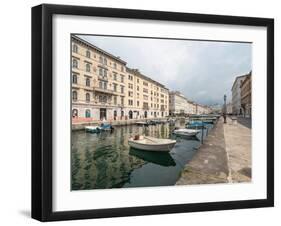 Grand Canal, Trieste, Friuli Venezia Giulia, Italy, Europe-Jean Brooks-Framed Photographic Print