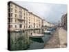 Grand Canal, Trieste, Friuli Venezia Giulia, Italy, Europe-Jean Brooks-Stretched Canvas