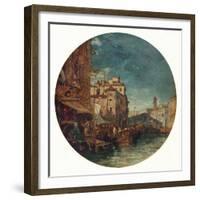 'Grand Canal, Venice', c1850-James Holland-Framed Giclee Print