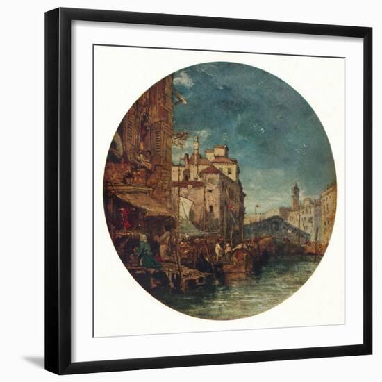 'Grand Canal, Venice', c1850-James Holland-Framed Giclee Print