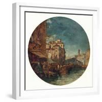 'Grand Canal, Venice', c1850-James Holland-Framed Giclee Print