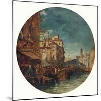 'Grand Canal, Venice', c1850-James Holland-Mounted Giclee Print