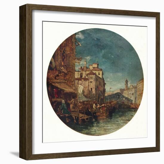 'Grand Canal, Venice', c1850-James Holland-Framed Giclee Print