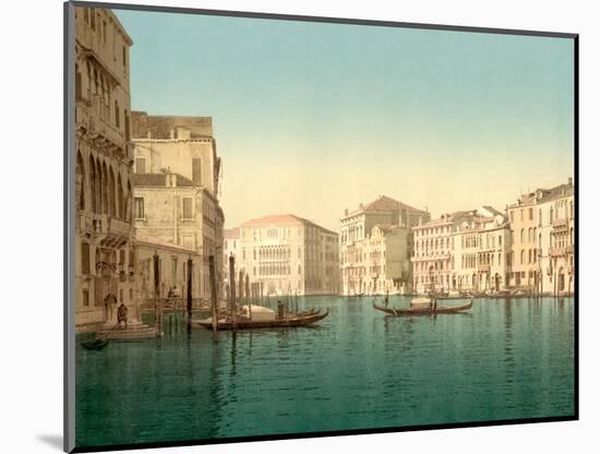 Grand Canal, Venice, Italy, C.1890-C.1900-null-Mounted Giclee Print