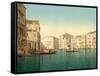 Grand Canal, Venice, Italy, C.1890-C.1900-null-Framed Stretched Canvas