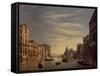 Grand Canal, Venice, Italy-Luigi Querena-Framed Stretched Canvas