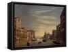 Grand Canal, Venice, Italy-Luigi Querena-Framed Stretched Canvas