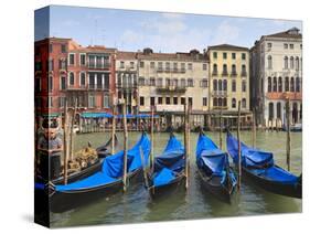 Grand Canal, Venice, UNESCO World Heritage Site, Veneto, Italy, Europe-Amanda Hall-Stretched Canvas