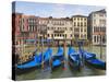 Grand Canal, Venice, UNESCO World Heritage Site, Veneto, Italy, Europe-Amanda Hall-Stretched Canvas