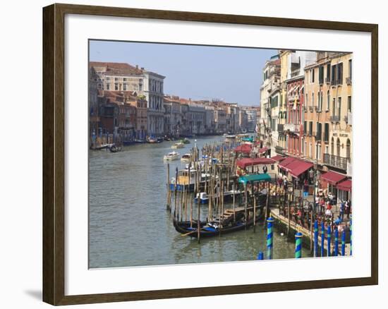 Grand Canal, Venice, UNESCO World Heritage Site, Veneto, Italy, Europe-Amanda Hall-Framed Photographic Print