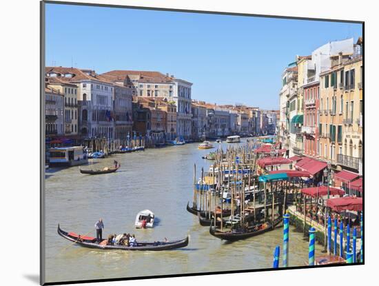 Grand Canal, Venice, UNESCO World Heritage Site, Veneto, Italy, Europe-Amanda Hall-Mounted Photographic Print