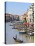 Grand Canal, Venice, UNESCO World Heritage Site, Veneto, Italy, Europe-Amanda Hall-Stretched Canvas