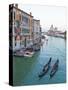 Grand Canal, Venice, UNESCO World Heritage Site, Veneto, Italy, Europe-Amanda Hall-Stretched Canvas