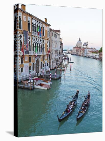 Grand Canal, Venice, UNESCO World Heritage Site, Veneto, Italy, Europe-Amanda Hall-Stretched Canvas