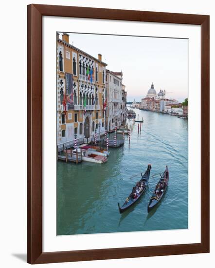 Grand Canal, Venice, UNESCO World Heritage Site, Veneto, Italy, Europe-Amanda Hall-Framed Photographic Print