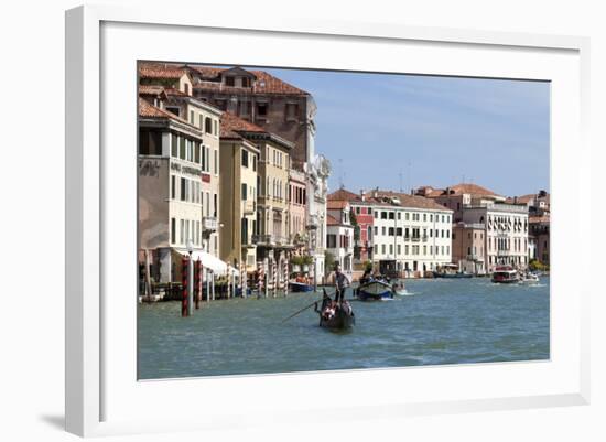 Grand Canal, Venice, UNESCO World Heritage Site, Veneto, Italy.-Nico Tondini-Framed Photographic Print