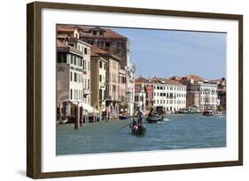 Grand Canal, Venice, UNESCO World Heritage Site, Veneto, Italy.-Nico Tondini-Framed Photographic Print