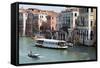 Grand Canal, Venice, UNESCO World Heritage Site, Veneto, Italy.-Nico Tondini-Framed Stretched Canvas