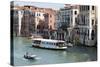 Grand Canal, Venice, UNESCO World Heritage Site, Veneto, Italy.-Nico Tondini-Stretched Canvas