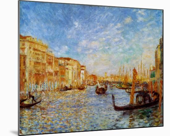 Grand Canal Venice-Pierre-Auguste Renoir-Mounted Art Print