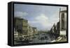 Grand Canal, Venice-Canaletto-Framed Stretched Canvas