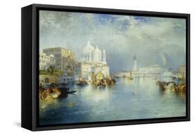 Grand Canal, Venice-Thomas Moran-Framed Stretched Canvas