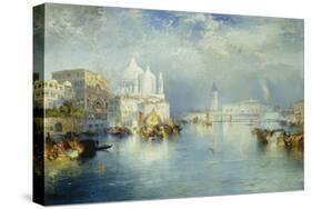 Grand Canal, Venice-Thomas Moran-Stretched Canvas