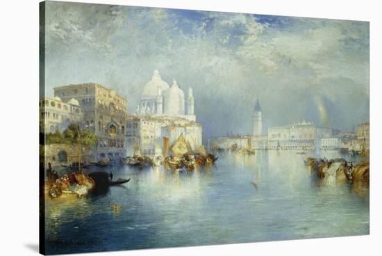 Grand Canal, Venice-Thomas Moran-Stretched Canvas