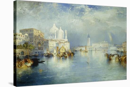 Grand Canal, Venice-Thomas Moran-Stretched Canvas