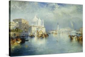 Grand Canal, Venice-Thomas Moran-Stretched Canvas