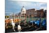 Grand Canal View at Campo del Traghetto, Venice-George Oze-Mounted Photographic Print