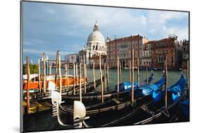 Grand Canal View at Campo del Traghetto, Venice-George Oze-Mounted Photographic Print