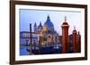 Grand Canal with Church of Santa Maria della Salute, Venice, UNESCO World Heritage Site, Veneto, It-Hans-Peter Merten-Framed Photographic Print