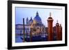 Grand Canal with Church of Santa Maria della Salute, Venice, UNESCO World Heritage Site, Veneto, It-Hans-Peter Merten-Framed Photographic Print