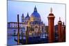 Grand Canal with Church of Santa Maria della Salute, Venice, UNESCO World Heritage Site, Veneto, It-Hans-Peter Merten-Mounted Photographic Print