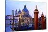 Grand Canal with Church of Santa Maria della Salute, Venice, UNESCO World Heritage Site, Veneto, It-Hans-Peter Merten-Stretched Canvas