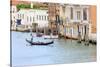 Grand Canal with Gondola. Venice. Italy-Tom Norring-Stretched Canvas