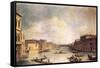 Grand Canal-Canaletto-Framed Stretched Canvas