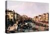 Grand Canal-Canaletto-Stretched Canvas