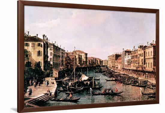 Grand Canal-Canaletto-Framed Art Print